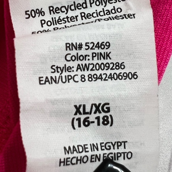 Athletic Works Sleeveless Neon Pink Workout Top Size XL - Picture 5 of 5